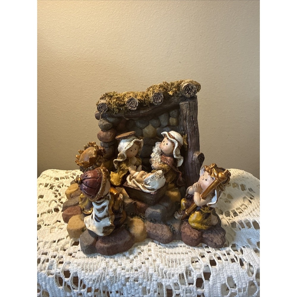 Nativity Home & Garden Party Christmas Pageant. One Large Piece Boxed